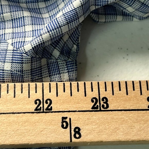 Brooks Brothers 346 Shirt Men's 16-4/5 Large Long-sleeve Button-up Blue … - Picture 6 of 7